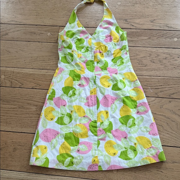 Lilly Pulitzer Multicolor Cotton Blend Halter dress size 2 - Picture 5 of 7